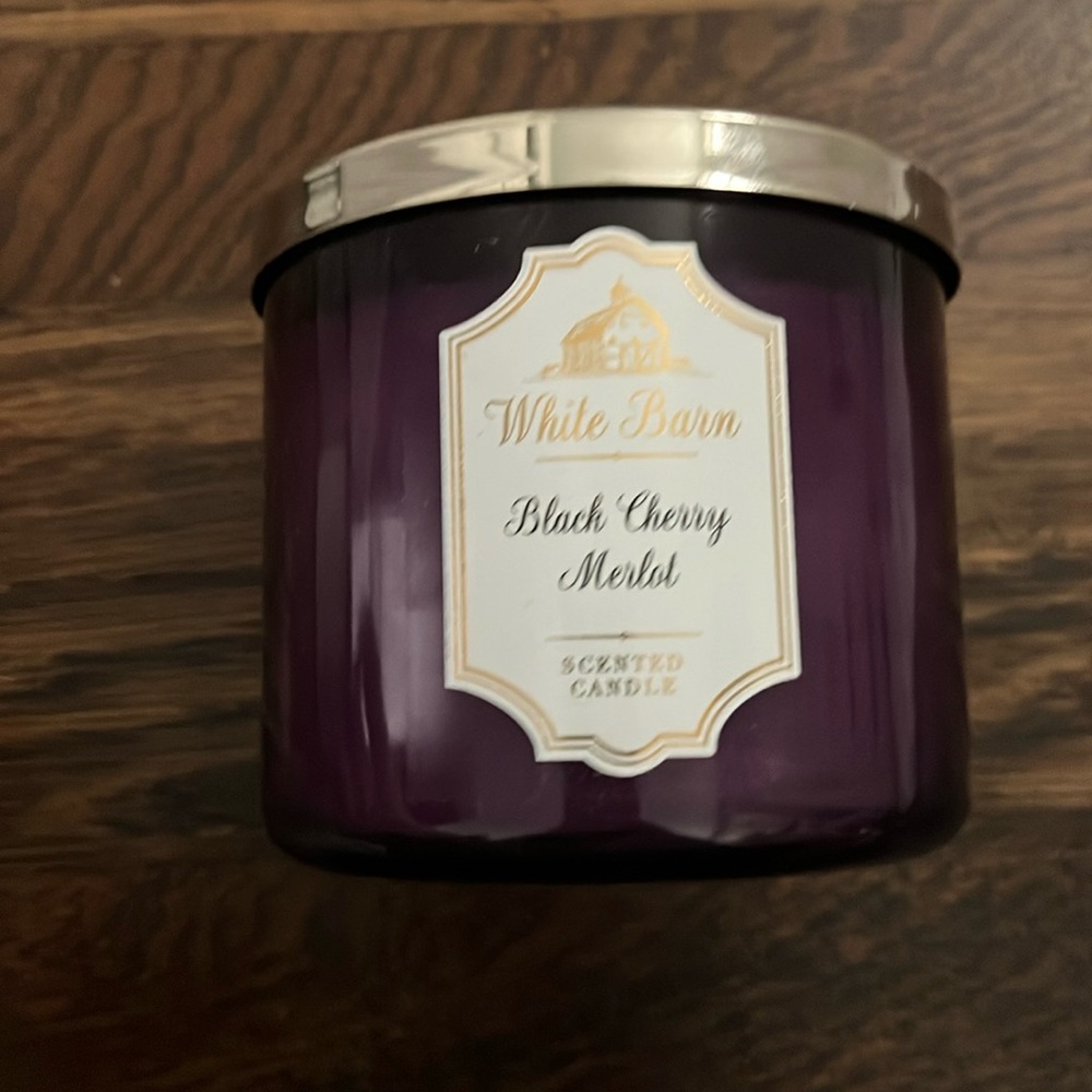 New Bath & Body Works Black Cherry Merlot Candle
